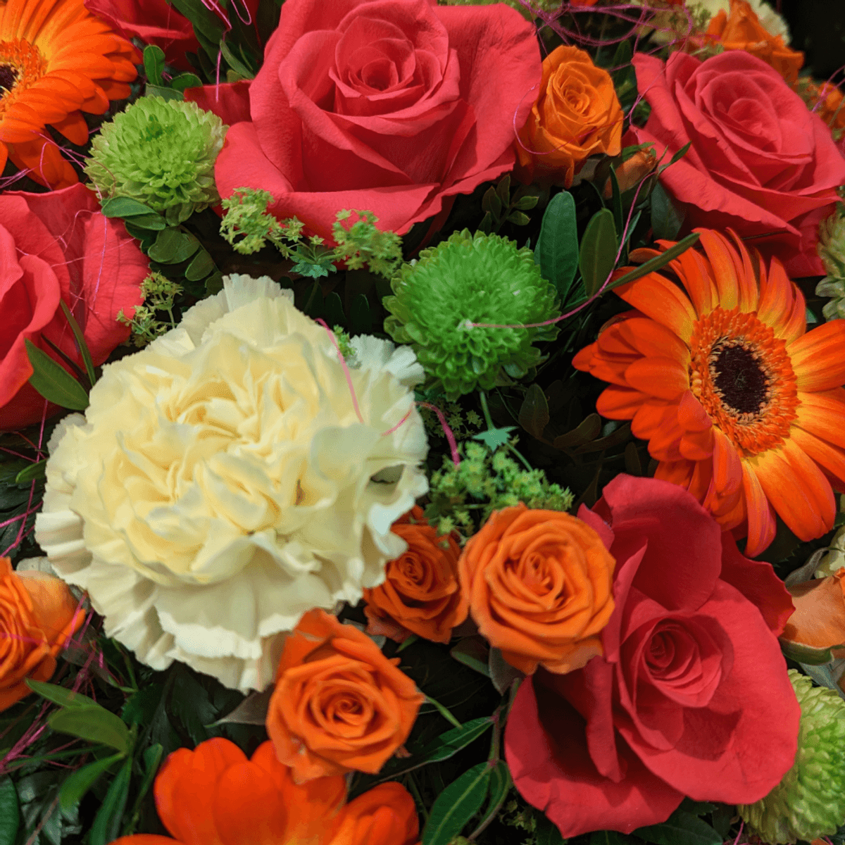 Fargerik dekorasjon- stor